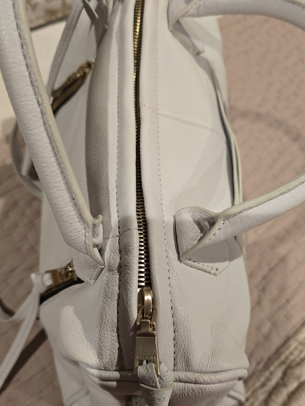 Liebeskind White Leather Satchel - Picture 6 of 11